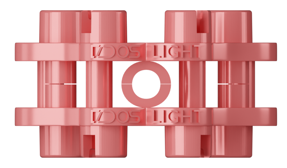 Light Tight calibrator, coral/red colour-coded.