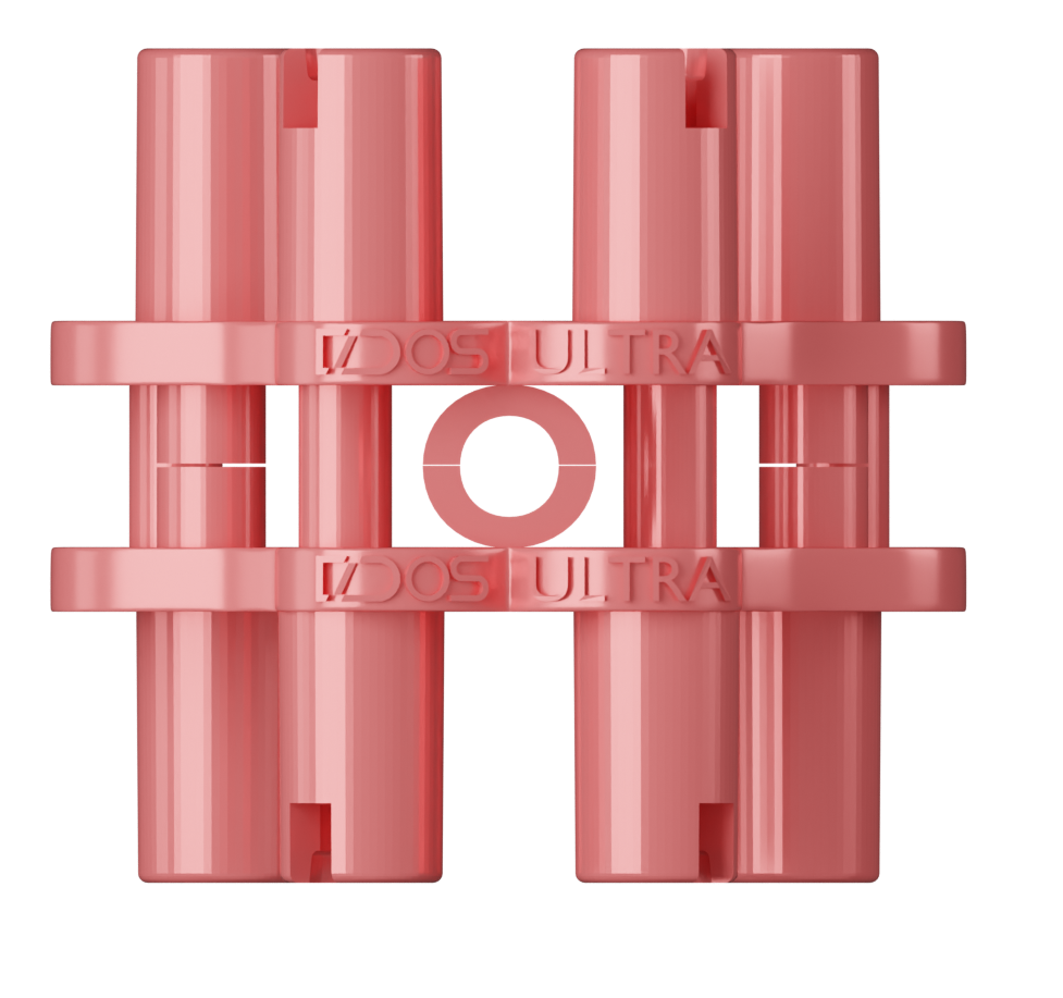 Ultra Tight calibrator, coral/red colour-coded.